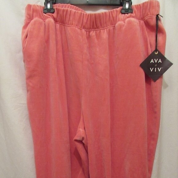 AVA & VIV WOMEN'S JOGGER PANTS SWEATPANTS SIZE 1X 16W/18W PLUS SIZE NEW … - Picture 1 of 6